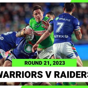 New Zealand Warriors v Canberra Raiders | NRL 2023 Round 21 | Full Match Replay