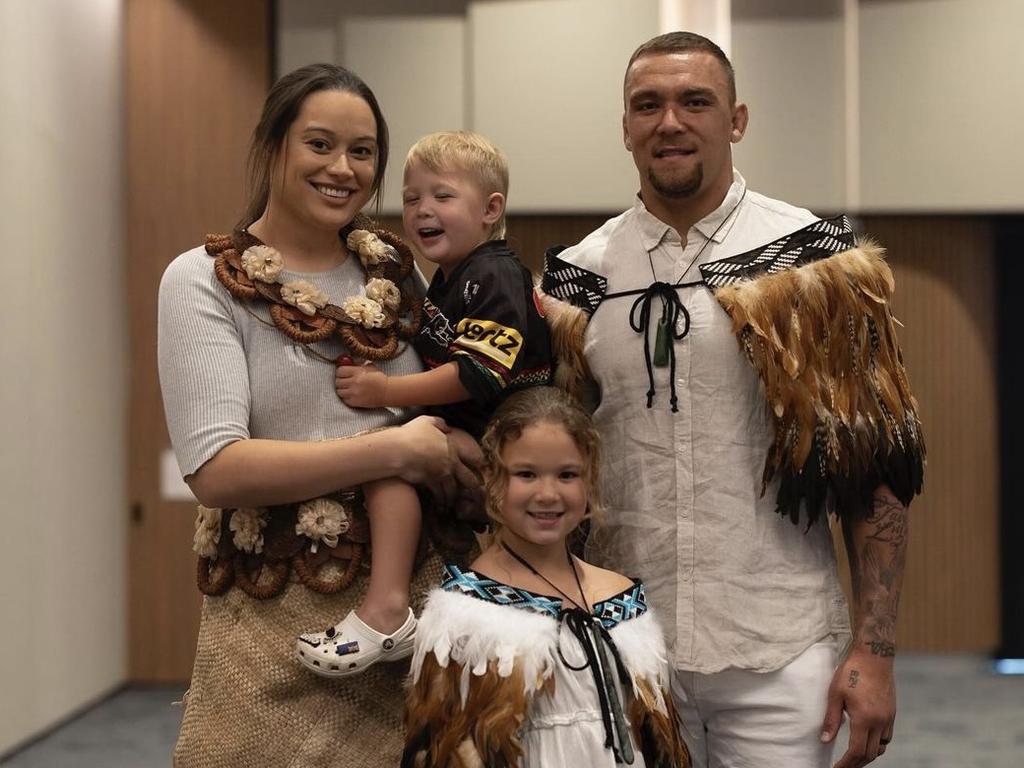 James Fisher Harris with his wife Natalie, daughter Tahira and son Deon