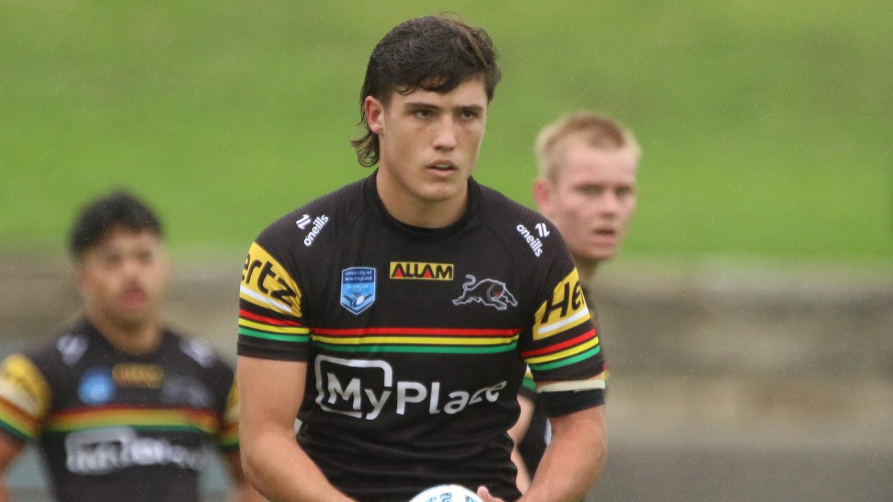 Jett Cleary NSWRL Junior Reps, SG Ball Cup round four, Sydney Roosters vs Penrith Panthers at Henson Park, 24 February 2024 Picture: Warren Gannon Photography.